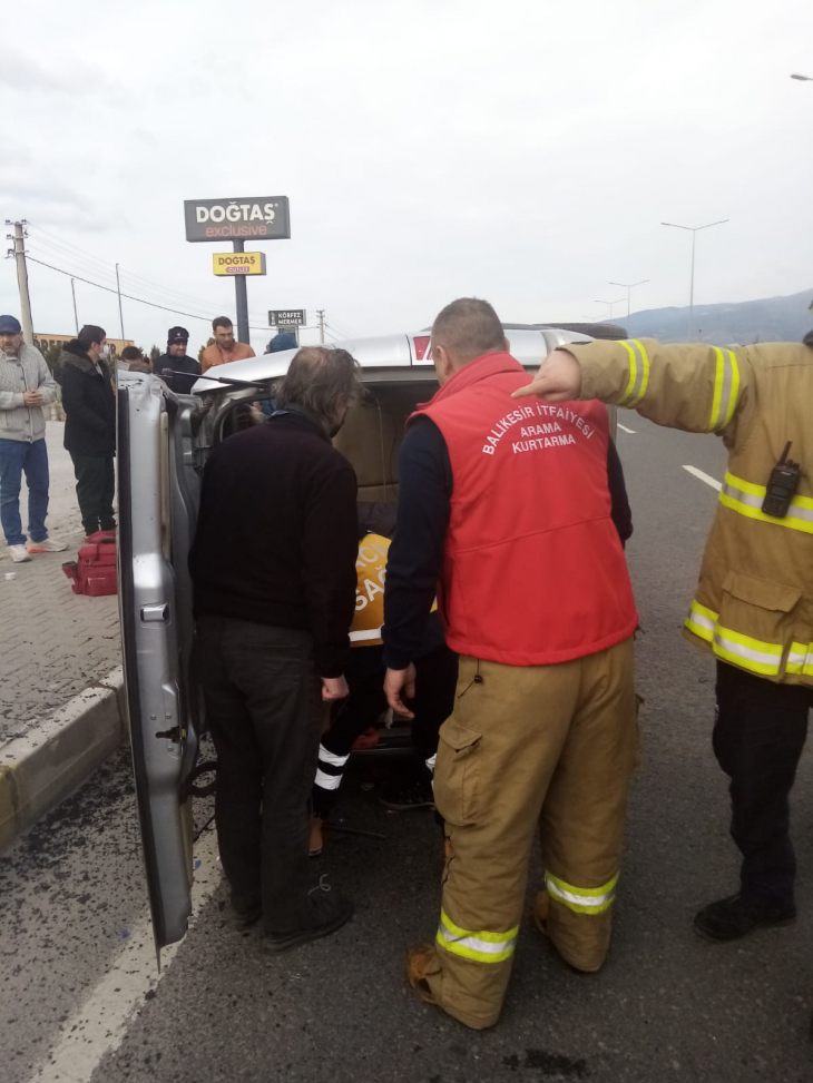 Edremit'te Kaza: 1 Yaralı