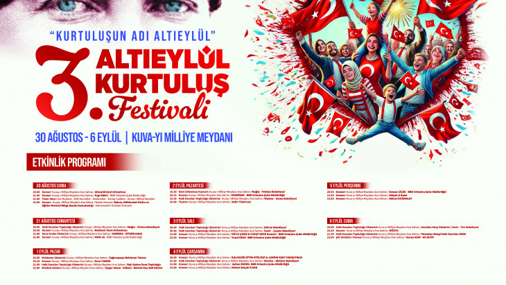 Altıeylül Belediyesi'nden Dur Durak Bilmeyen Kurtuluş Festivali