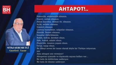 Sıtkı Şeremetli – Köşe Yazısı - Ahtapot!..